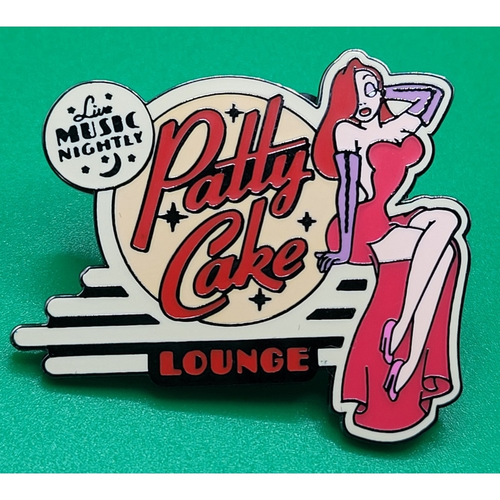 Disney 2003 Jessica Rabbit Patty Cake Lounge Music Nightly Trading Pin